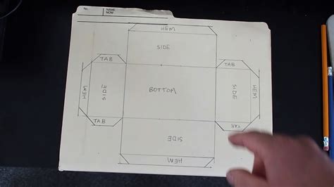 sheet metal box template|free sheet metal templates.